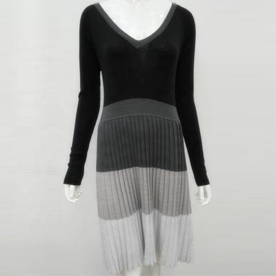 China Anti-Static Ladies Autumn Knitted Dress for sale