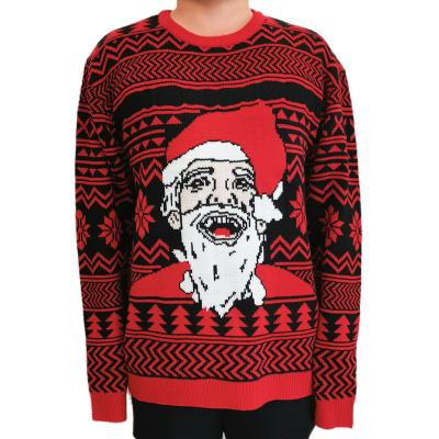 China Anti-Wrinkle Sweater Christmas Hot Selling Unisex Ugly Sweater For Christmas Party Jacquard Jumper for sale