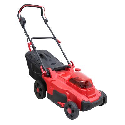 China Folding Handle 36V Li-ion Battery Electric Hand Push Lawn Mower Factory for sale