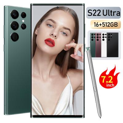 China Dual SIM Card Android Phone Galaxy S22 ultra 12GB+512GB 5G Dual SIM Dual Standby Unlocked Smartphone S22 ultra for sale