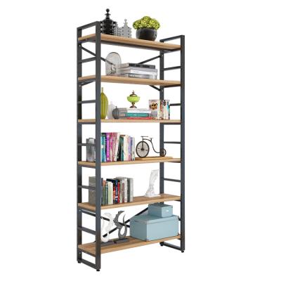 China Corrosion Protection Morden Large Industrial Storage Display Book Shelf Organizer with Metal Frames for sale