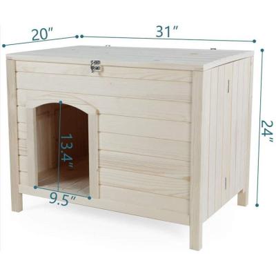 China 2021Wholesale New Labradors Breathable Indoor House Cages Insulated Wooden Dog Kennel for sale