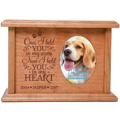 China Viable Most Popular Manufacturer Dog Cat Ashes Box Wooden Storage Box Photo Frame Altar For Sacrifice for sale