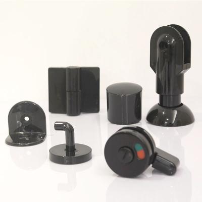 China Modern Black Nylon Toilet Cubicle Toilet Divider Accessories From China Foshan Manufacturer for sale