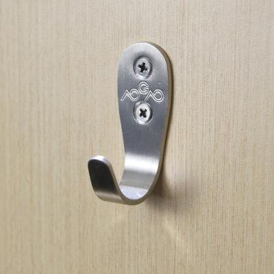 China Modern Toilet Partition Door Room Stainless Steel Clothes Hook For Toilet Compartment for sale