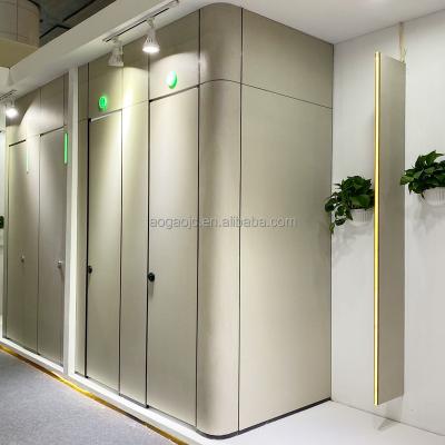 China Anti Corrosion AOGAO Factory Sale Hotel Washroom And Toilet Partition Compartment for sale