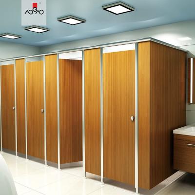 China AOGAO 36mm Waterproof Door Frame Type Waterproof PVC Toilet Partition Design for sale