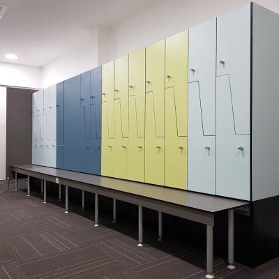 China AOGAO Foshan HPL Waterproof Locker For Public Buildings Fireproof Storage Cabinet for sale