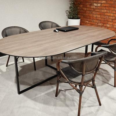 China AOGAO Waterproof Compact Fiberboard Table Top For Company Meeting Room Office for sale