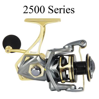 China 5.2:1 Reel Waterproof 2500 Spinning Aluminum Spool Saltwater Fishing Reel for sale