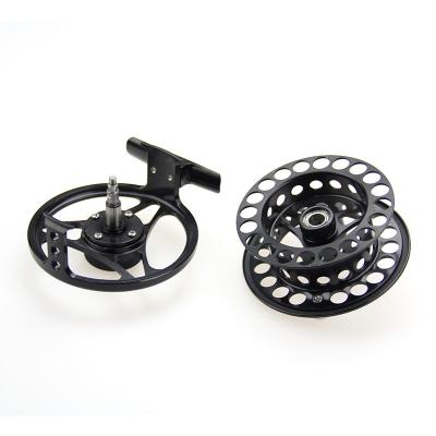 China Cold Forged 6061 Aluminum Fly Reel High Quality CNC Spindle Large Fly Fishing Reel for sale