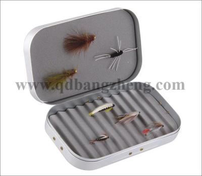 China Fly Fishing To Keep Flies Wholesale Aluminum Fishing Tackle Box for sale