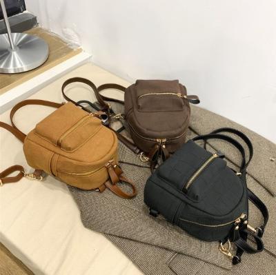 China Winter Cute Mini Backpack Fashion Girls Backpack Pu Leather Cross - Body Bag Backpack for sale