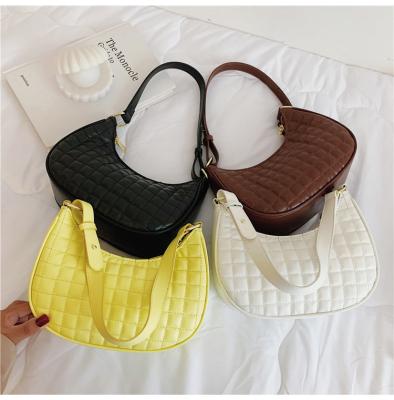 China 2021 Summer New Fashion Shoulder Bag Fashionable Western Style Half Moon Small Bag Armpit Bag for sale