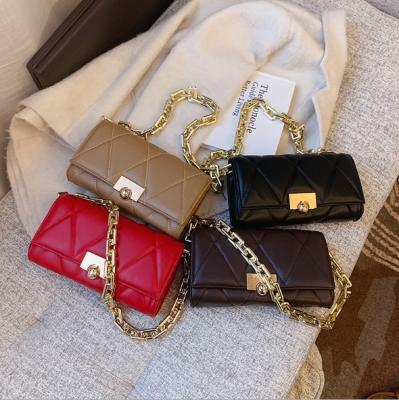 China 2020 fashion chains chic handbag square handbag women cross - body bag for sale