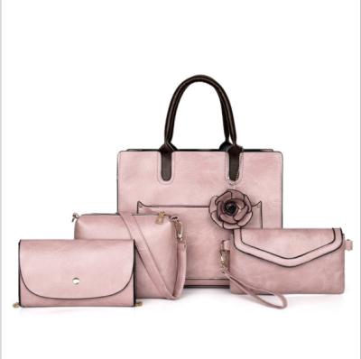 China Fashion High Recommend Women Handbags Lady Women Hand Bag Set Girls Leather Bag Set 2020 for sale