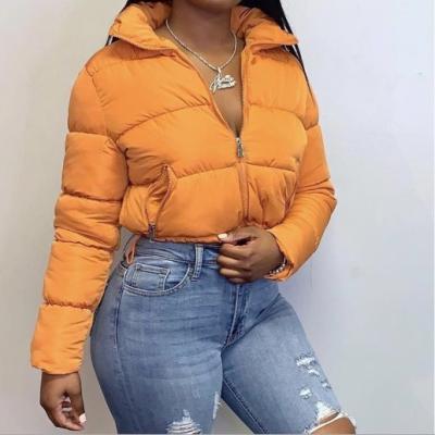 China Canton breathable boutique new arrival bubble coat jacket winter casual short clothes for women for sale