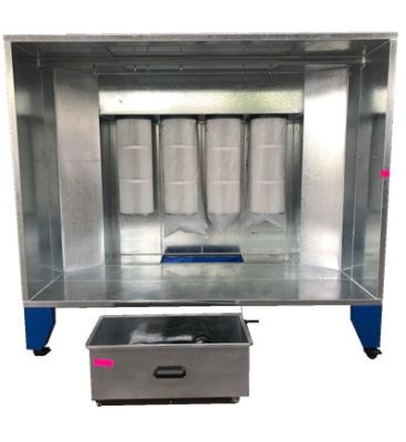 China Industrial Powder Coating Spray Booth / Filter Cartridge / CE Certificate 2500*1500*2200mm for sale