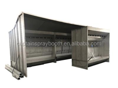 China Building Material Stores Wholesale Steel Water Curtain Paint Spray Booth for sale