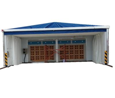 China Outdoor Retractable Building Material Stores Spray Booth China Manufacturer for sale