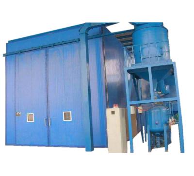 China Building Material Shops Sand Blasting Manufacturing Equipment With Automatic Mechanical Retrieval System for sale