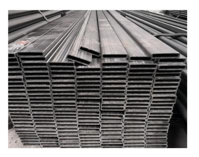 China Structure Pipe Trade Assurance Carbon Steel Square Pipe Galvanized Rectangular Tube Price Per Ton for sale