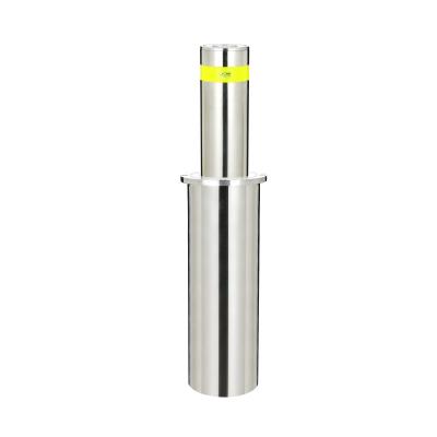 China Roadway Safety Stainless Steel Bollards Warehouse Bollards Automatic Rising Bollard Electric Lock For Sale for sale