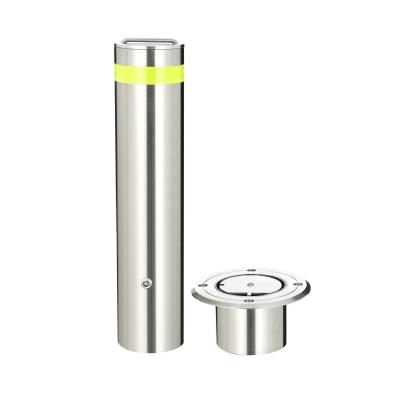 China Durable Factory Supply Durable 304 Stainless Steel Removable Automatic Bollard Prices Customized Flexible Bollard for sale