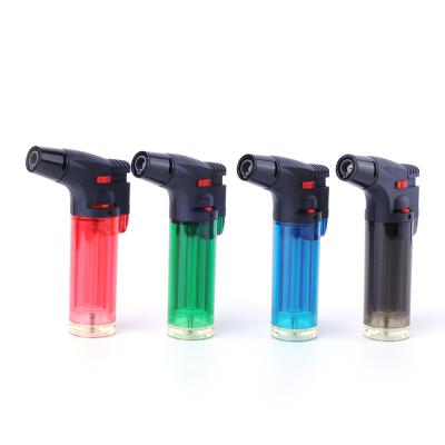 China Wholesale lighter rechargeable windproof torch CLASSIC butane flame gas reactors kitchenflame barbecue for sale