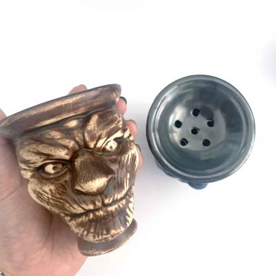 China Eco - Friendly Wholesale Ceramic Smoking Accessories Hookah Shisha Bowl for sale