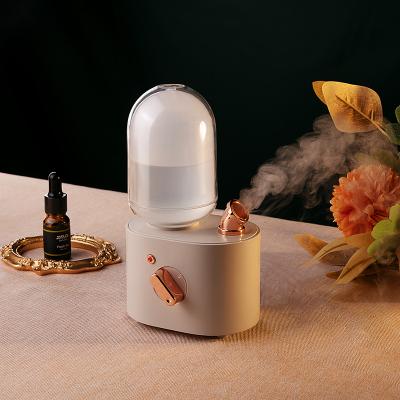 China 2022 New Age Car Vapor Air Humidifier as Essential Oil Diffuser with Stepless Night Light by USB Charging for sale