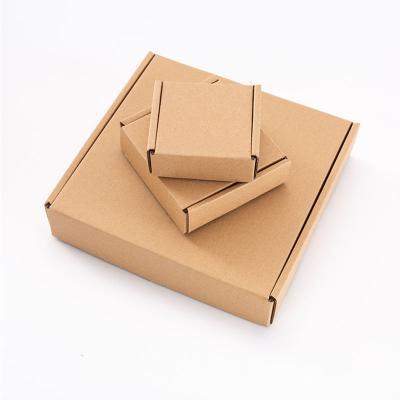 China Recycled Materials Custom Logo Printing Brown Corrugated Mailer Box , Kraft Paper Box for sale