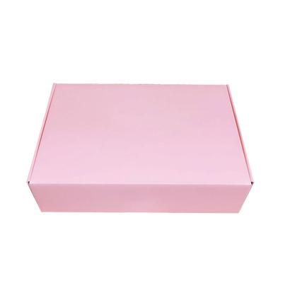 China High Quality Eco-friendly Recycled Materials Corrugated Mailer Box Clothes Colored Recyclable Paper Shipping Cardboard Box for sale