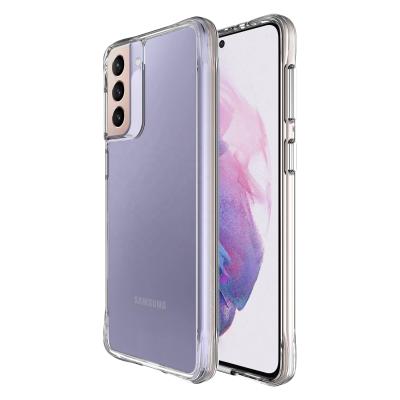 China Shockproof Clear Case For Samsung S21 S20 Ultra S21 Plus Transparent Soft PC TPU Mobile Phone Case Back Cover for sale