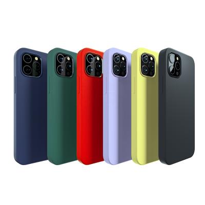 China Shockproof Shockproof Silicone Rubber Phone Back Covers For Iphone 13 pro 5.4 6.1 Max 6.7 inch Cell Phone Cases for sale