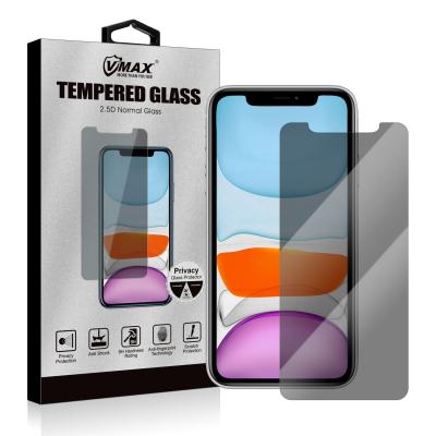 China iPhone 11 X XS XR 9H 0.33MM Anti-spy Privacy Screen Protector Tempered Glass For Cell Phone China Manufacturer for sale