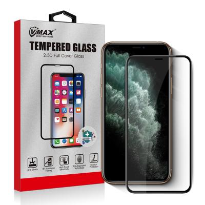 China Mobile Phone Guangzhou Factory Tempered Glass Screen Protector 2.5D Full Driving Glass Protector For iPhone 11/XR for sale