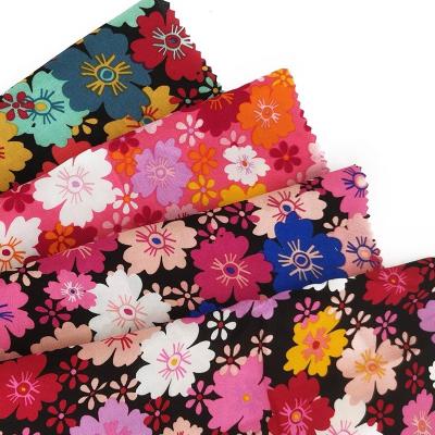 China Challi Rayon 3068 Viable Woven Print Fabric Viscous Woven Fabric For Dress Shirt Tela Floral for sale