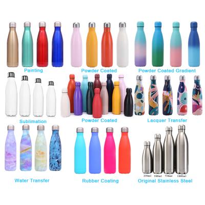 China 500ml Sustainable Customized Black 304 Stainless Steel Bottle Water Bottle for sale