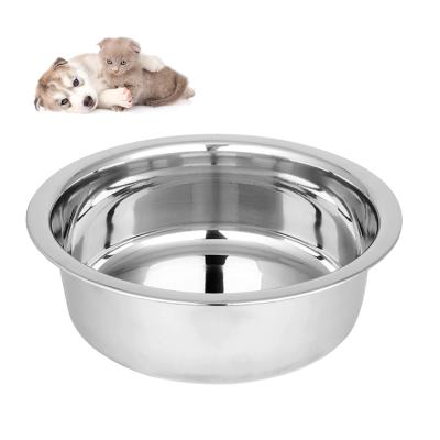 China Portable Stainless Steel Pet Bowl Dogs Cats Feeder Bowls Large Small Non Slip Pet Bowl for sale