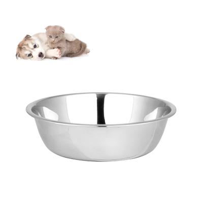 China Portable Pet Bowl Stainless Steel Dogs Cats Milk Drink Bowls Big Small Non Slip Pet Bowl for sale