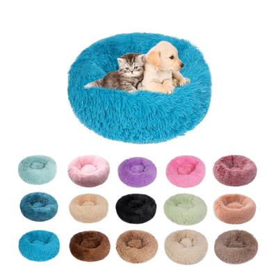 China Wholesale Breathable Purrfect Pet Bed Faux Fur Self-warming Dog Around Bed Basket Waterproof Pet Thermal Bed for sale