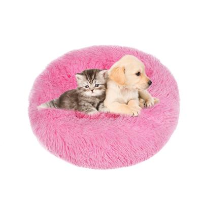 China Warm Breathable Soft Plush Faux Fur Dog Bed Sofa Pet Product Bed For Cat Comfortable Pet Beds For Cats for sale