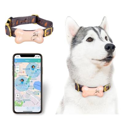 China Pet GPS Tracker Collar Device APP Real Time Tracking Control for Dogs and Pets Activity Monitor 500mAh for sale