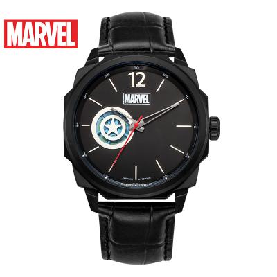 China Water Resistant Marvel Captain America Mechanical Watch Hollow Dial Men's Belt Trend Watch for sale