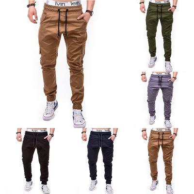 China 2021 Sustainable Casual Pants Mens Fabric Polyester Trousers for sale