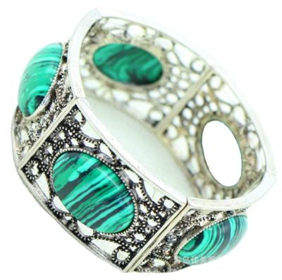 China New 2020 Hiphop Jewelry Fashion Malachite Accessories Vintage Jewelry for sale