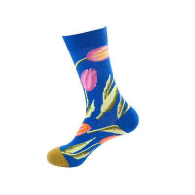 China Wholesale Custom Logo Cotton QUICK DRY Custom Crew Fashion Men's Fun Formal Socks for sale