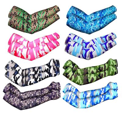 China 2021 Fashion Summer Breathable Wholesale Sports Arm Sleeves With Thumb Holes Wristband Hand Cover for sale