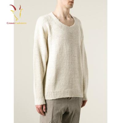 China Anti-pilling Mens Pullover Sweaters Pullover Mens 100% Cashmere for sale